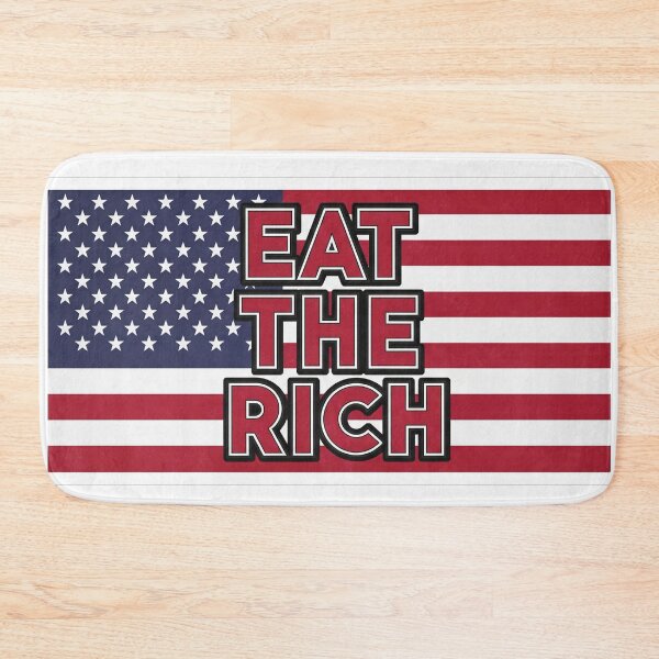 Item preview, Eat The Rich American Flag designed and sold by Owcomm.