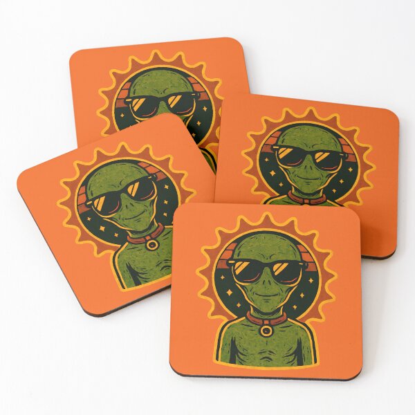 Item preview, Retro Cool Alien – Outer Space Vibes with Shades designed and sold by Adelberton.