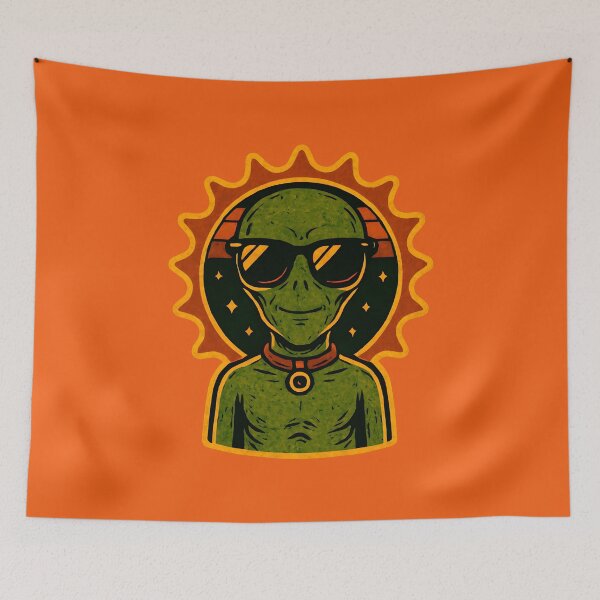 Item preview, Retro Cool Alien – Outer Space Vibes with Shades designed and sold by Adelberton.