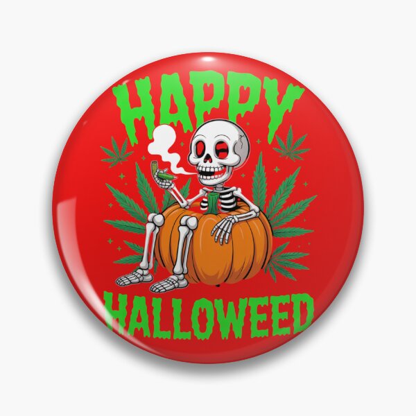 Item preview, Halloweed Skeleton - Spooky Cannabis Halloween Design designed and sold by RDRdesign.