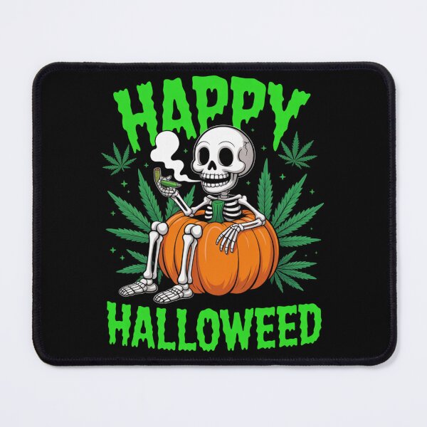 Item preview, Halloweed Skeleton - Spooky Cannabis Halloween Design designed and sold by RDRdesign.