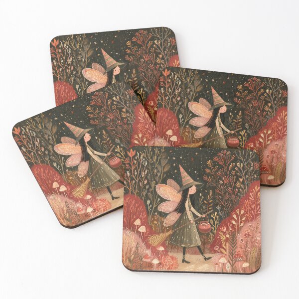 Item preview, whimsical fairy with butterfly wings designed and sold by thewandswant.