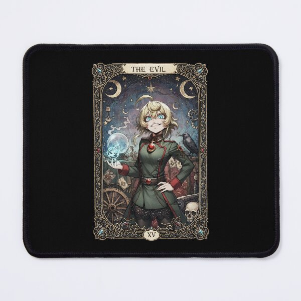 Item preview, Tanya Degurechaff Tarot Card Style designed and sold by MadShroomPrints.