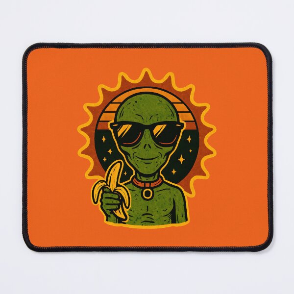Item preview, Retro Alien – Cosmic Fun with Banana and Shades designed and sold by Adelberton.