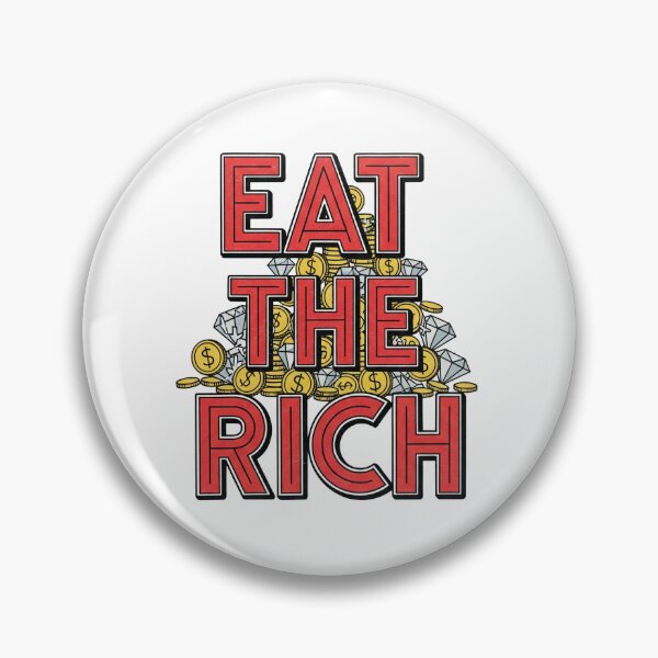 Item preview, Eat The Rich Gold Coins and Diamonds designed and sold by Owcomm.