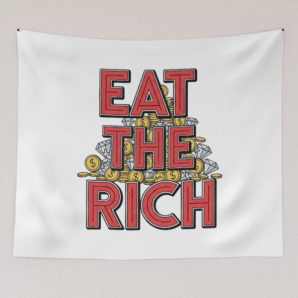 Item preview, Eat The Rich Gold Coins and Diamonds designed and sold by Owcomm.