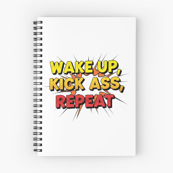 Item preview, Diseño de cita motivacional "Despierta, patea traseros" y repite designed and sold by MofazStyle.