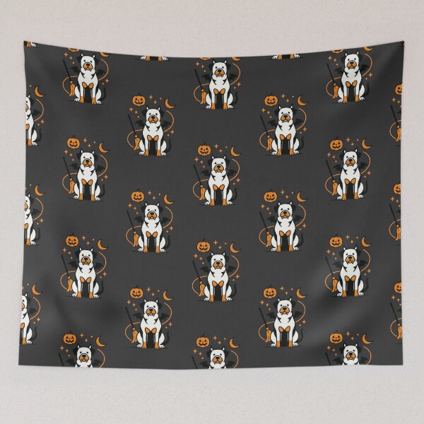 Item preview, Cute Halloween Rottweiler Dog Illustration designed and sold by Flying Doggo.