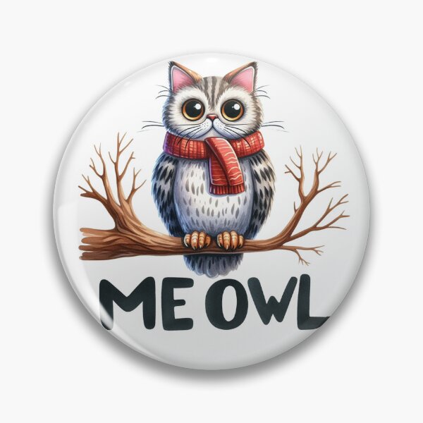 Item preview, Meowl Portrait designed and sold by yunamaliskova.