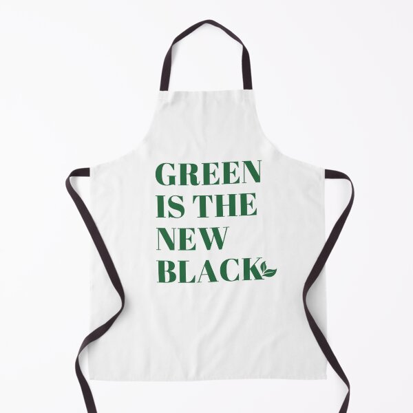 Item preview, Green Is the New Black Eco Quote – Sustainable Style Design designed and sold by PrintandJoy.