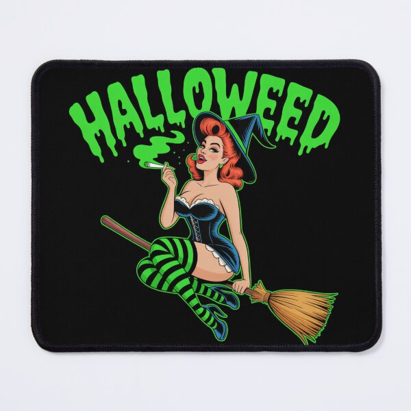 Item preview, The Halloweed Witch - Halloween Meets Cannabis Vibes designed and sold by RDRdesign.