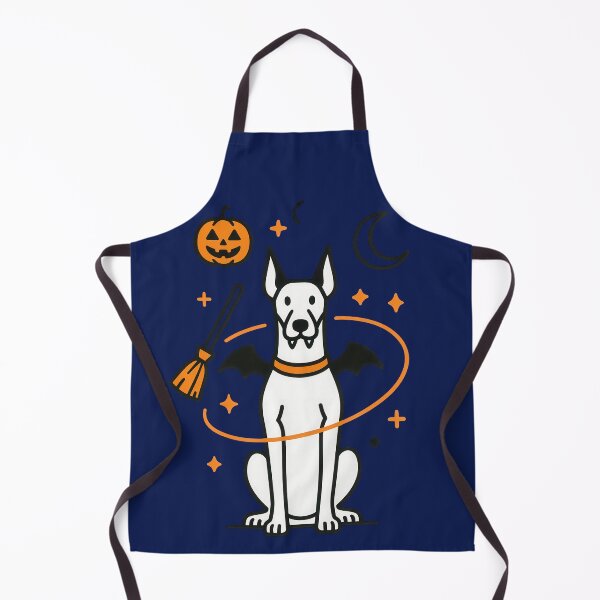 Item preview, Cute Halloween Doberman Pinscher Dog Art designed and sold by Flying Doggo.