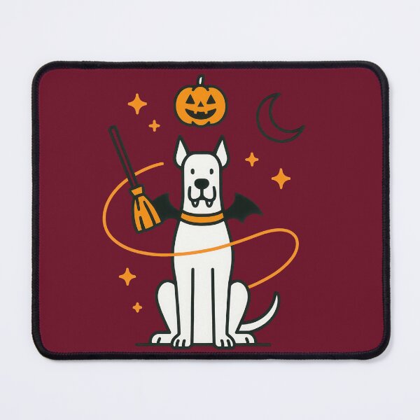 Item preview, Cute Halloween Great Dane Dog Illustration designed and sold by Flying Doggo.