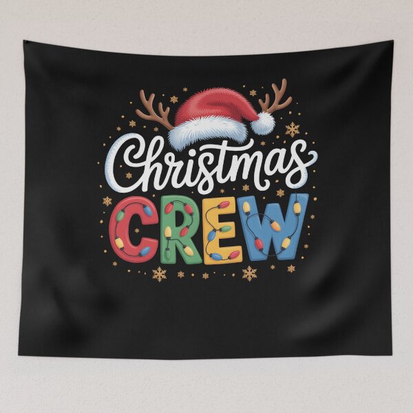 Item preview, Christmas Crew Reindeer Antlers Santa Family Men Women Kids designed and sold by clothesy7.
