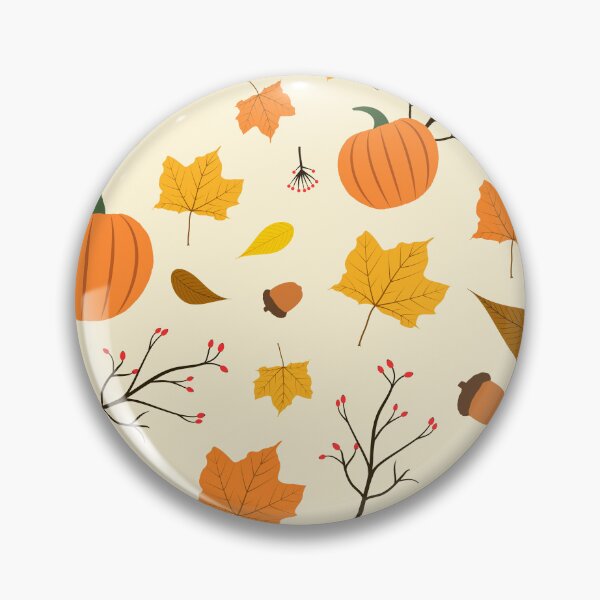 Item preview, Autumn Harvest Leaves & Pumpkins Pattern designed and sold by GraffiTimi.