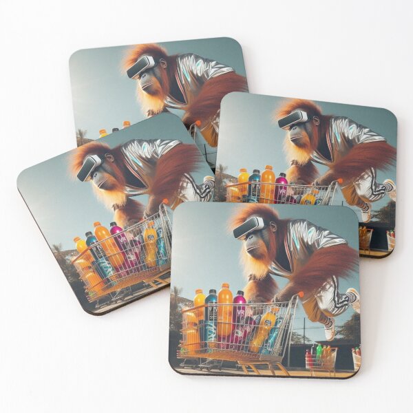 Item preview, "Chimp My Ride: VR-Great Shopping Spree" designed and sold by Print Fiction.