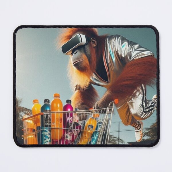 Item preview, "Chimp My Ride: VR-Great Shopping Spree" designed and sold by Print Fiction.