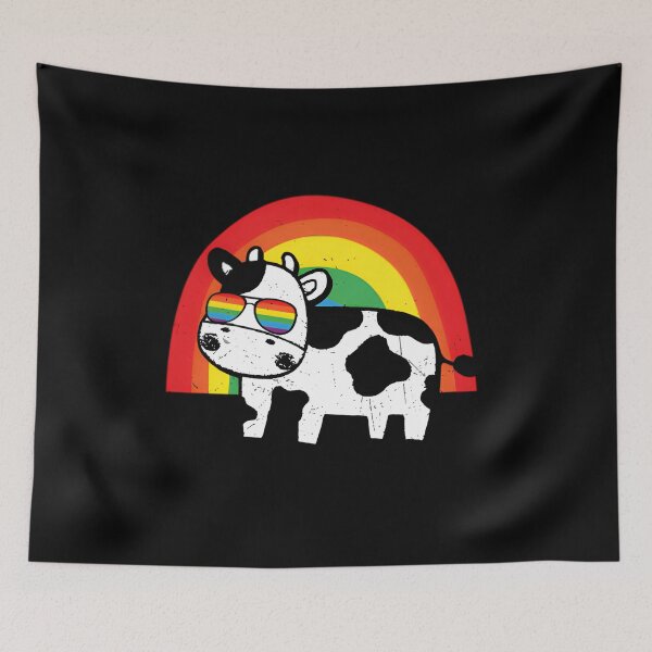 Item preview, Lgbtq Gay Cow Pride Dino designed and sold by aqnkkalw83.