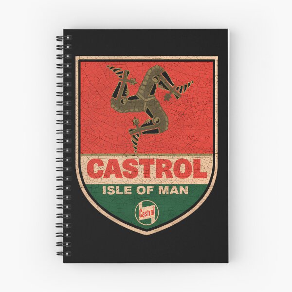 Item preview, Castrol Isle Of Man Tt Shield As Hell  designed and sold by fradesfarbasu.
