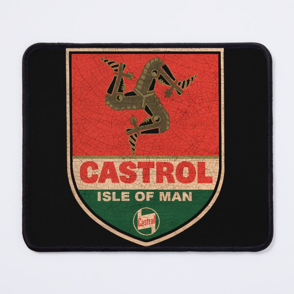 Item preview, Castrol Isle Of Man Tt Shield As Hell  designed and sold by fradesfarbasu.
