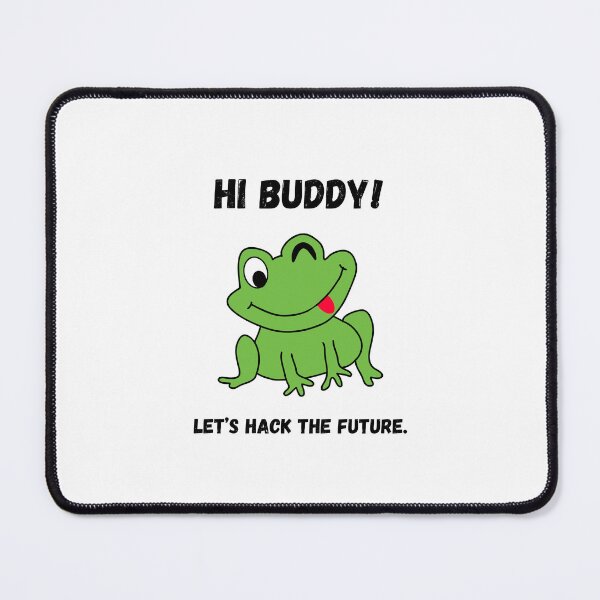 Item preview, Winking Cute Frog Cartoon Illustration designed and sold by NxtGenDesigns.