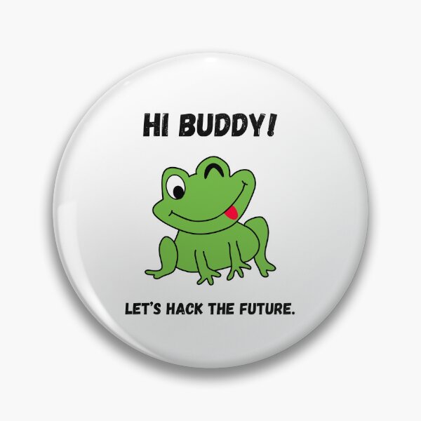 Item preview, Winking Cute Frog Cartoon Illustration designed and sold by NxtGenDesigns.