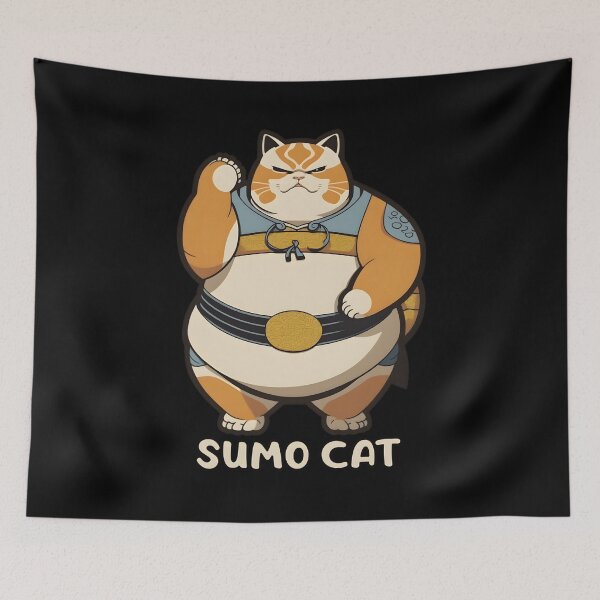 Item preview, Sumo Cat Kitty Wrestler designed and sold by neyvrvdpez49.