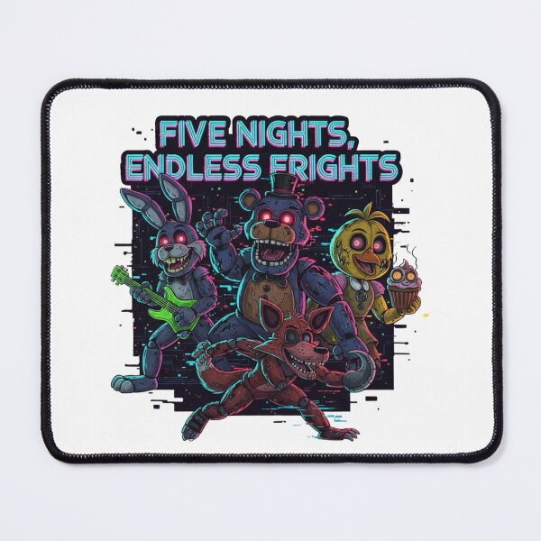 Item preview, Five Nights, Endless Frights - FNAF Neon Horror Fan Art designed and sold by MedIA-store.