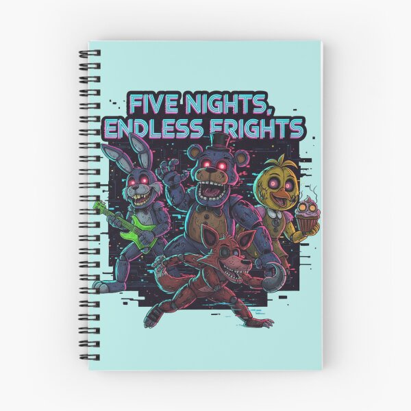 Item preview, Five Nights, Endless Frights - FNAF Neon Horror Fan Art designed and sold by MedIA-store.