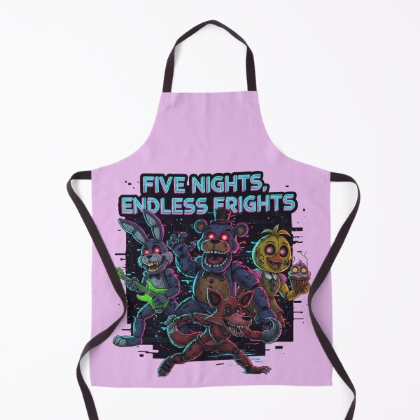 Item preview, Five Nights, Endless Frights - FNAF Neon Horror Fan Art designed and sold by MedIA-store.