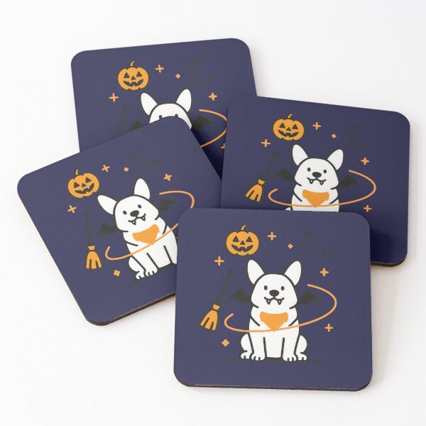 Item preview, Cute Halloween Pembroke Welsh Corgi Art designed and sold by Flying Doggo.