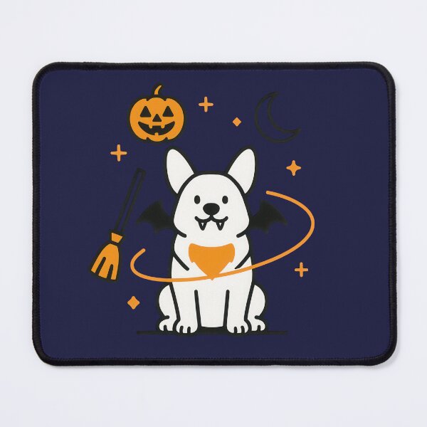 Item preview, Cute Halloween Pembroke Welsh Corgi Art designed and sold by Flying Doggo.