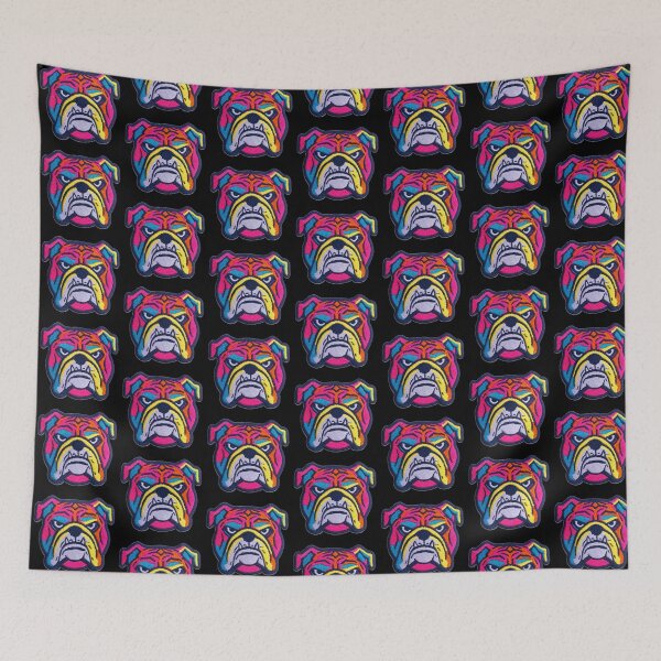 Item preview, Bulldog Patch Embroidery Fabric Stitched Patch designed and sold by HappyPatchClub.