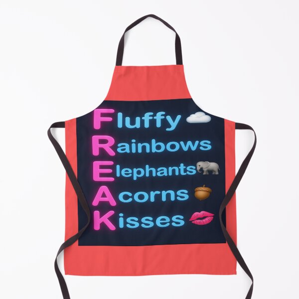 Item preview, Fluffy Rainbows Elephants Acorns Kisses | Funny Freak Acronym Neon Design designed and sold by ReyDeLaCalle.
