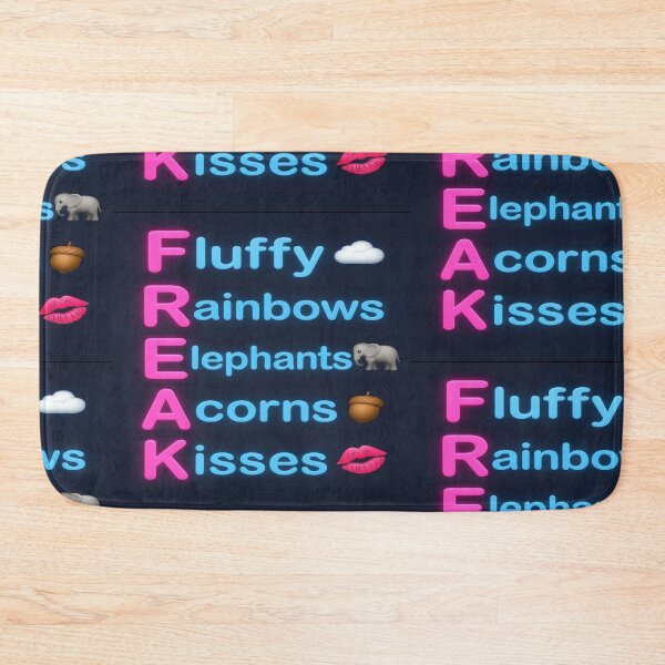 Item preview, Fluffy Rainbows Elephants Acorns Kisses | Funny Freak Acronym Neon Design designed and sold by ReyDeLaCalle.