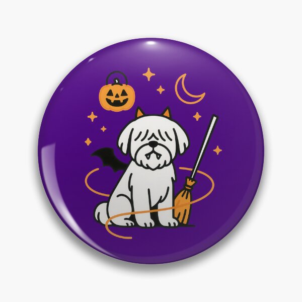Item preview, Cute Halloween Shih Tzu Dog Illustration designed and sold by Flying Doggo.