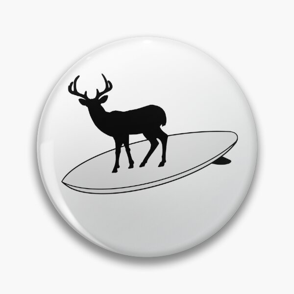 Item preview, Surfing Deer designed and sold by Animals-by-JB.