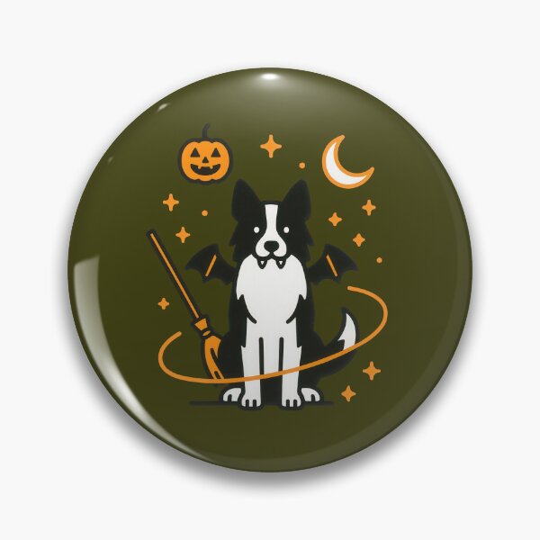 Item preview, Cute Halloween Border Collie Dog Design designed and sold by Flying Doggo.
