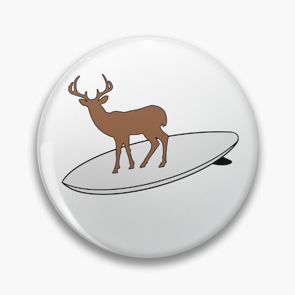 Item preview, Surfing Deer designed and sold by Animals-by-JB.