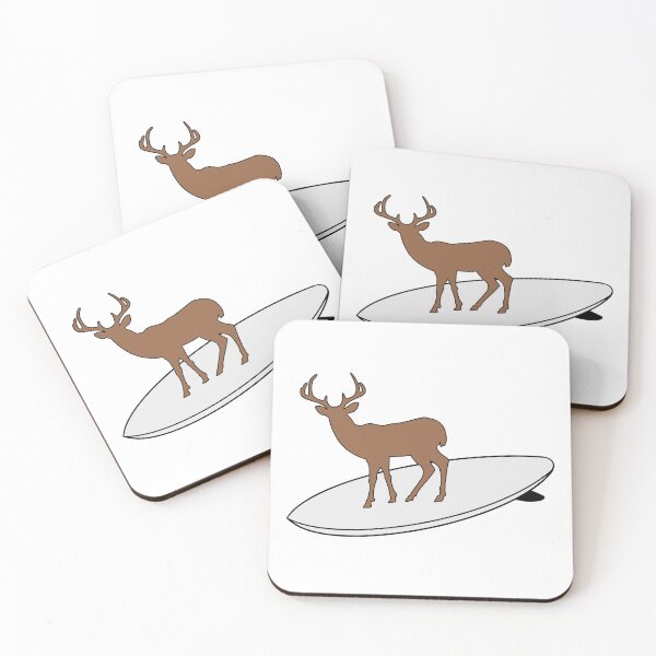 Item preview, Surfing Deer designed and sold by Animals-by-JB.