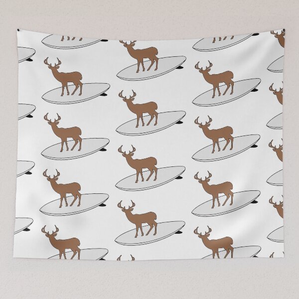 Item preview, Surfing Deer designed and sold by Animals-by-JB.