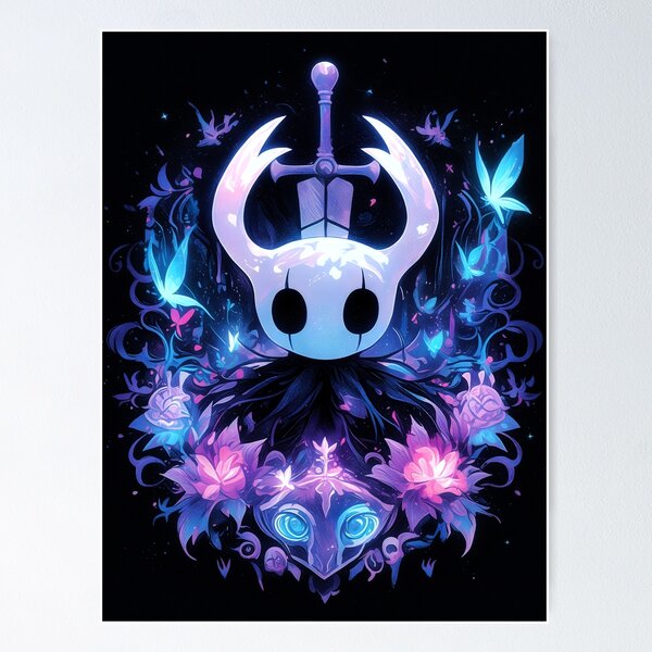 Item preview, Hollow Knight - Colorful Void Masked Wanderer Graphic Tee Design designed and sold by Senpaiwaves.