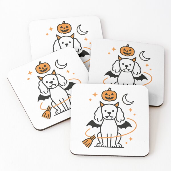 Item preview, Cute Halloween Cavalier King Charles Spaniel designed and sold by Flying Doggo.