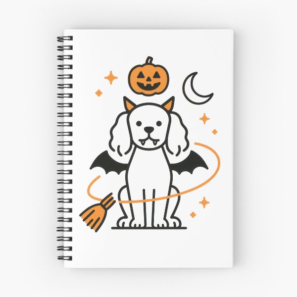 Item preview, Cute Halloween Cavalier King Charles Spaniel designed and sold by Flying Doggo.