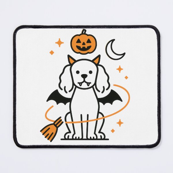 Item preview, Cute Halloween Cavalier King Charles Spaniel designed and sold by Flying Doggo.