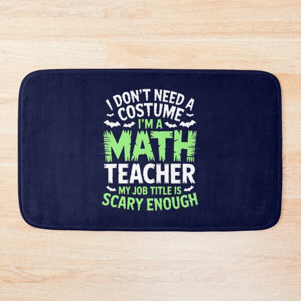 Item preview, Math Teacher Scary Enough Halloween Costume | Limited Edition designed and sold by MatthewSprague.