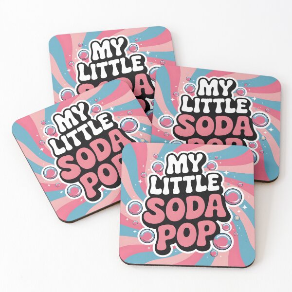 Item preview, My Little Soda Pop – Retro Pastel Kpop Vibes designed and sold by EmeraldeaDesign.