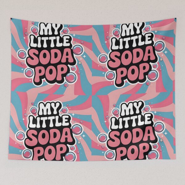 Item preview, My Little Soda Pop – Retro Pastel Kpop Vibes designed and sold by EmeraldeaDesign.
