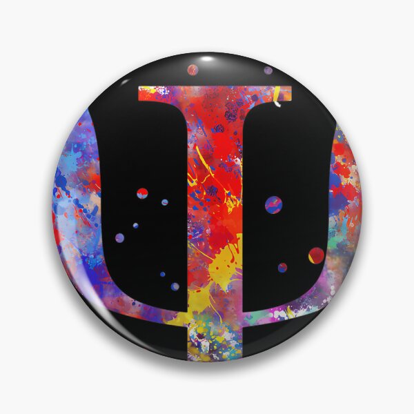 Item preview, Psychology Symbol Watercolor Psychology Symbol Psi Letter 1936 designed and sold by JOSHUROBERTSHOP.