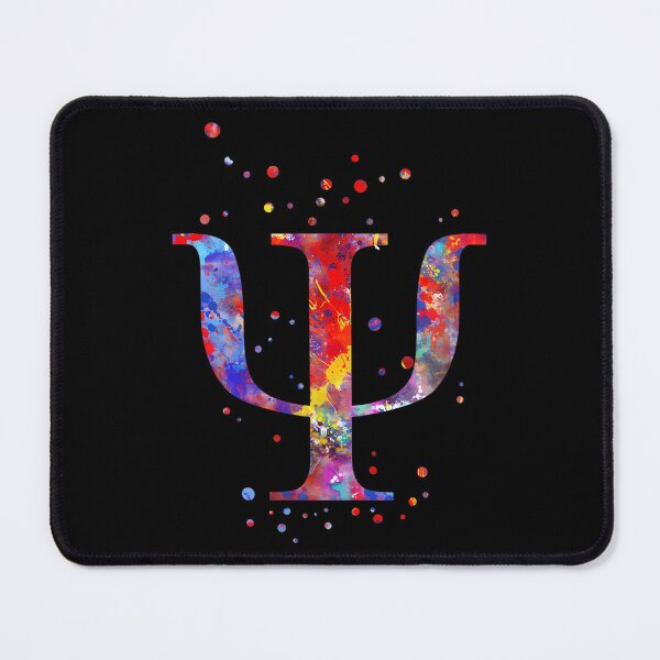 Item preview, Psychology Symbol Watercolor Psychology Symbol Psi Letter 1936 designed and sold by JOSHUROBERTSHOP.